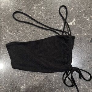 Princess Polly Black Crop Top